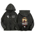 Darc Wolves Cotton Zip Up Hoodies For Men And Women Casual Jacket