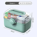 Large Capacity Portable Medicine Organizer Box For Home Storage