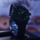 PAGANI DESIGN Moonwatch Quartz Chronograph Stainless Steel Waterproof Watch