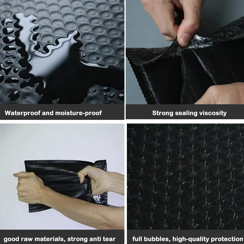 20PCS Black Bubble Mailers Padded Self Seal Foam Envelopes Bags