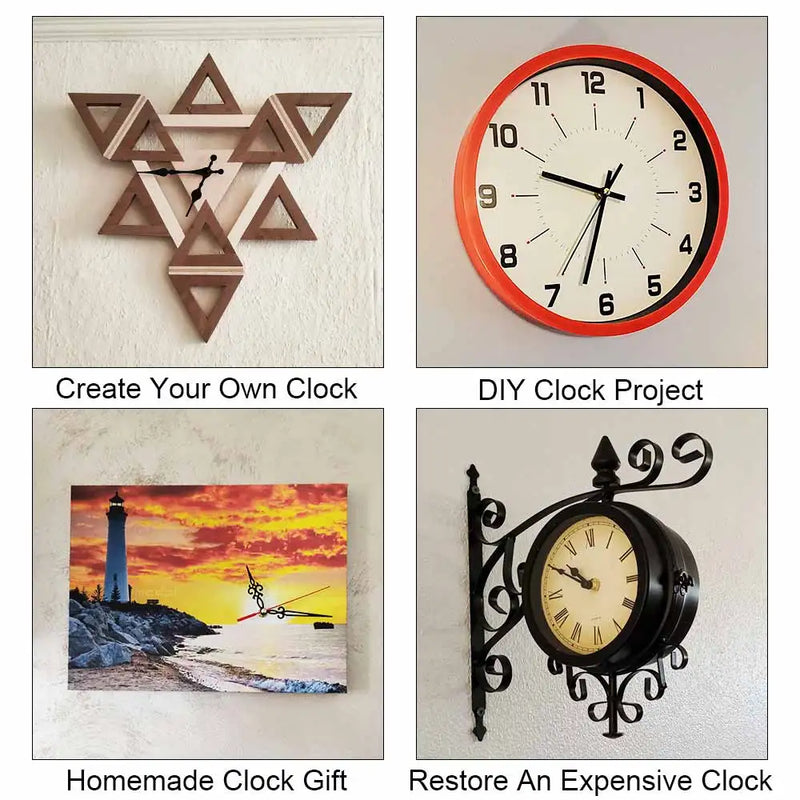 MCDFL Stylish Long Clock Hands Set Large Quartz Movement Arrows