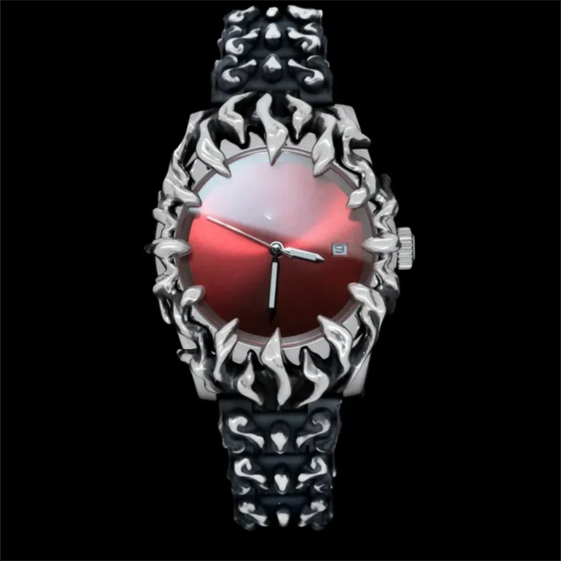 Retro Claw Watch European Style Alabaster Unique Shaped Timepiece