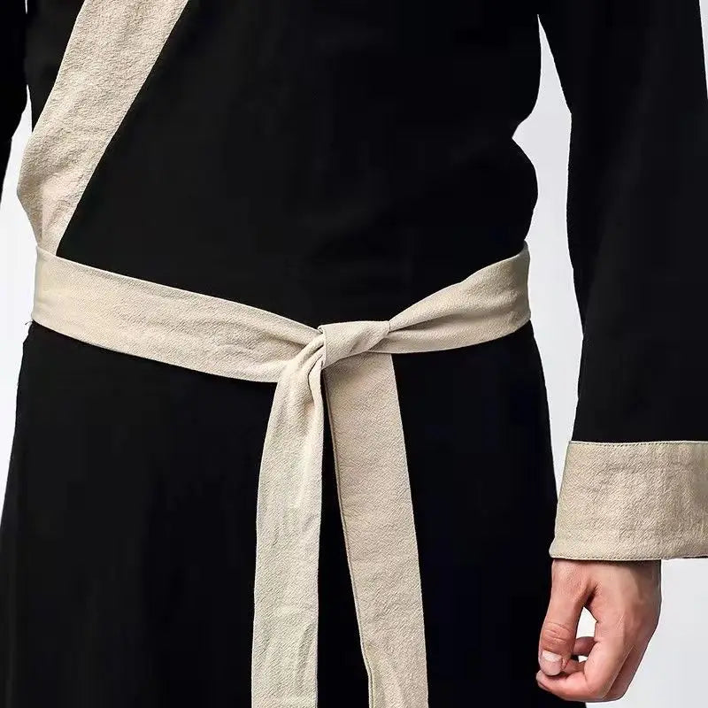 Plus Size Ninja Costume For Men Japanese Old Fantasy Cosplay Halloween