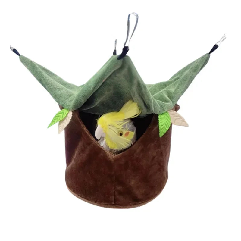 Parrot Nest Hammock Warm Hanging Bed For Birds Hamsters Guinea Pigs