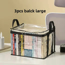 Foldable Book Box Transparent Waterproof Organizer For Home And Classroom