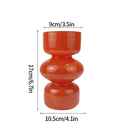 Modern Pink Glass Vase Hydroponic Flower Vase For Home Decor