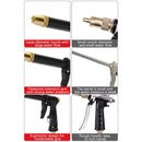 Portable High Pressure Water Gun Adjustable Metal Car Wash Hose Nozzle