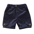 Toddler Cotton Shorts Boys Solid Color Lightweight Summer Clothes