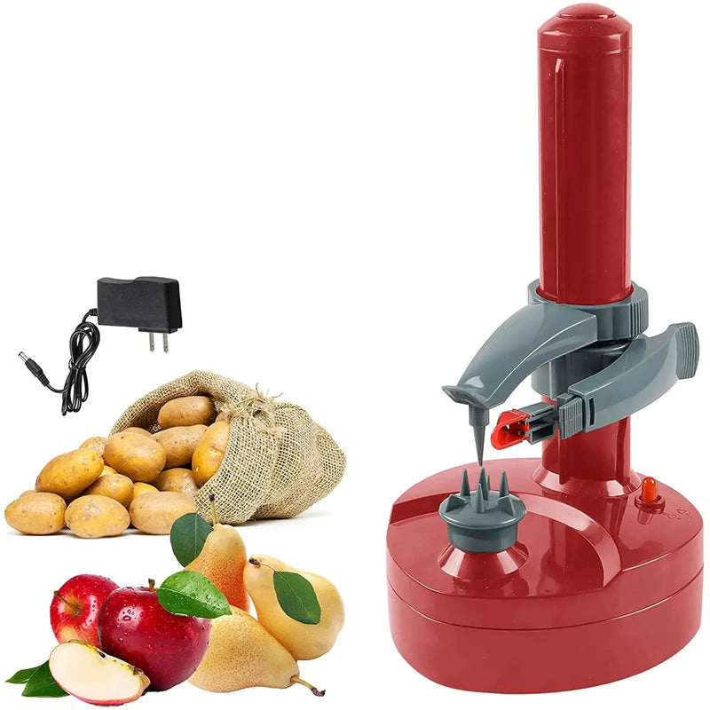 Electric Potato Peeler Automatic Rotating Apple Fruit Vegetable Tool