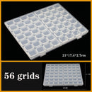 Plastic Organizer Box Clear Compartment Storage For Jewelry Tools