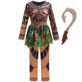 Maui Costume For Kids Boys Tattoo Pants Outfit