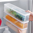 2pcs Transparent Refrigerator Storage Box For Food Preservation
