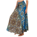 Boho Maxi Skirt Women Vintage Two Way Wear Beach Dress Skirt