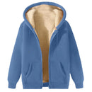 Men's Winter Jackets Fleece Lined Hooded Thermal Zip Up Coat