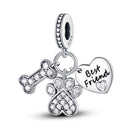 925 Silver Charm Pendant Animal Firefly Butterfly Dragonfly Beads