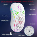 2.4G Wireless Gaming Mouse RGB Lighting Adjustable DPI Ergonomic Design