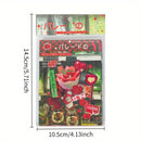 Retro Comic Style Sticker Books DIY Planner Scrapbook Set