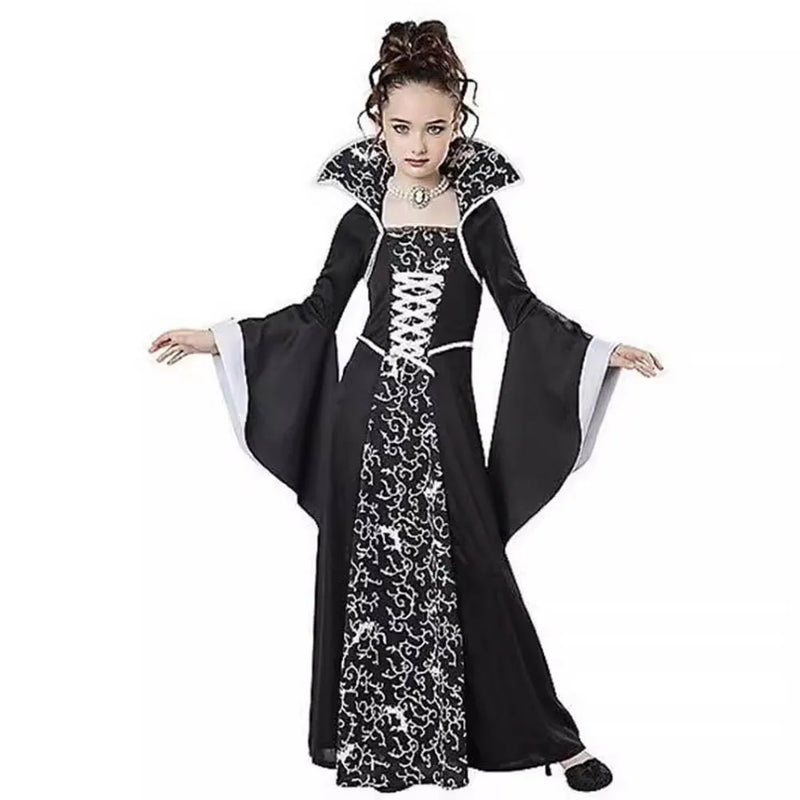 Halloween Witch Costume For Women Vampire Girl Role Play Party Dress