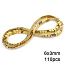 Gold Plated Hematite Beads Star Heart Shapes Loose Jewelry Beads