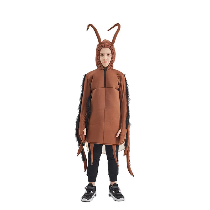 Cockroach Cosplay Costume Jumpsuit For Halloween Carnival Adults
