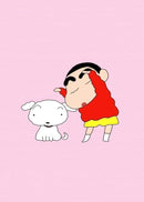 Shinchan Canvas Wall Art Cute Cartoon Kids Bedroom Decor Poster