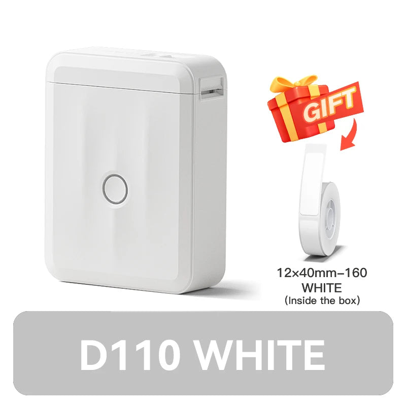 NIIMBOT D110 Thermal Label Printer Portable Mini For Office Home School