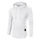 Men's Hoodies Casual Autumn Winter Loose Fit Solid Color Sweater