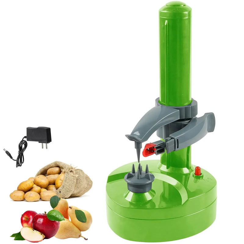 Electric Potato Peeler Automatic Rotating Apple Fruit Vegetable Tool