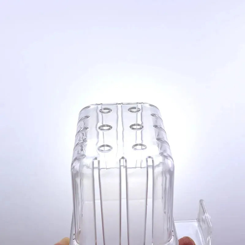 Aquarium Plant Basket Transparent Hanging Pot Aquatic Plants Holder