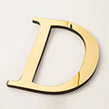 Golden Mirror Acrylic Wall Sticker Large 20cm DIY English Letters Decor