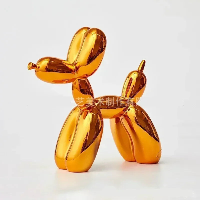 Resin Balloon Dog Sculpture Nordic Animal Home And Office Decor