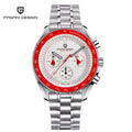 PAGANI DESIGN Moonwatch Quartz Chronograph Stainless Steel Waterproof Watch