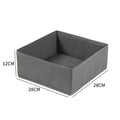 Fabric Underwear Storage Box Organizer For Socks Ties And Closet