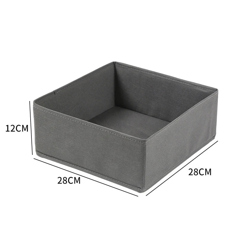 Fabric Underwear Storage Box Organizer For Socks Ties And Closet