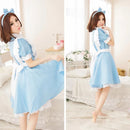 Lolita Maid Cosplay Costume Alice Wonderland Carnival Party Dress