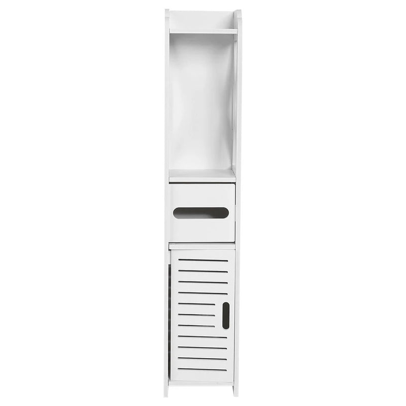 Bathroom Cabinet Wood Storage Cupboard Shelf Tissue Rack 80x15 CM