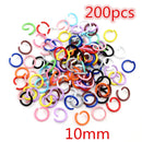 Colorful Mixed Alloy Jump Rings Lobster Clasp DIY Jewelry Making Supplies