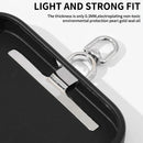 Ultra-Thin Stainless Steel Phone Tether With 360 Degree Rotatable Clip