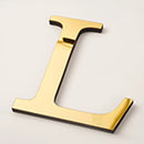 Golden Mirror Acrylic Wall Sticker Large 20cm DIY English Letters Decor