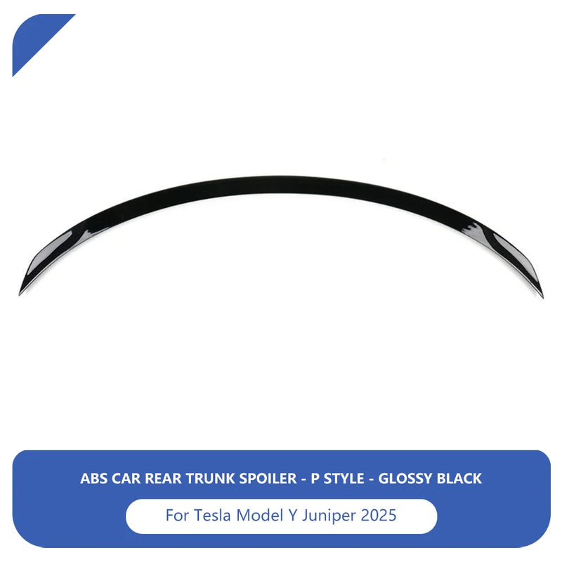 Tesla Model Y Rear Spoiler Carbon Fiber ABS Trunk Wing Lip