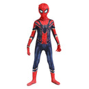 Kids Spider Superhero Costume Spandex Jumpsuit Halloween Party Set