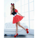 Disney Minnie Dress Women Birthday Halloween Party Cosplay Costume