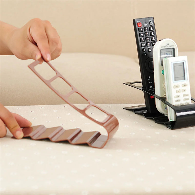 4 Section TV Remote Control Holder Organizer Stand For Desk