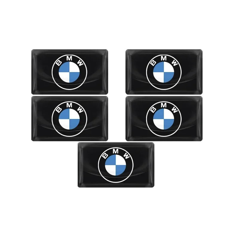 Carbon Fiber Steering Wheel Emblem 2 5 10 Pcs For BMW F30 F10 X5 X6