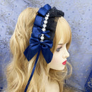 Lovely Sweet Anime Maid Cosplay Headband Lace Flower Hair Accessory