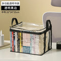 Foldable Book Box Transparent Waterproof Organizer For Home And Classroom