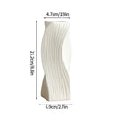 Nordic Plastic Flower Vase Decorative Ceramic Style Plant Pot