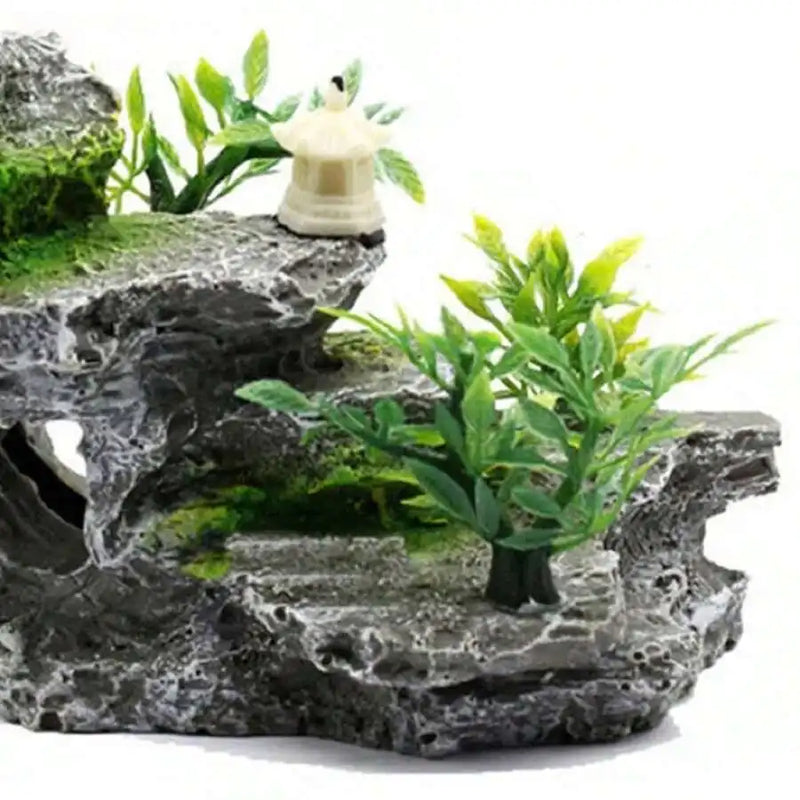 Resin Rockery Fish Tank Aquarium Decorative Landscaping Stone Package