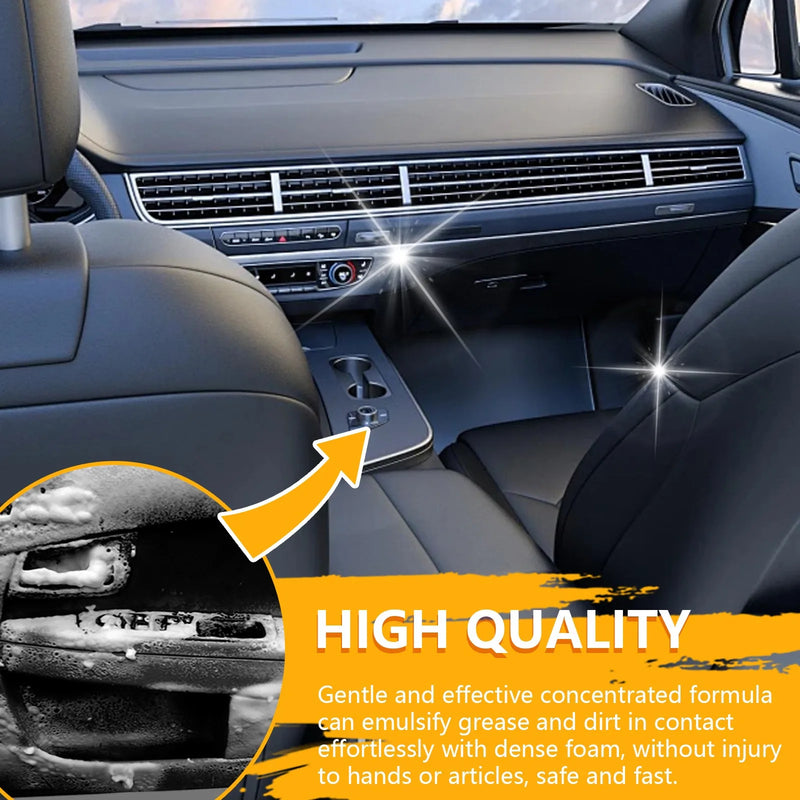 2PCS 100ML Foam Cleaner Spray Multi-Purpose For Car Home Interior