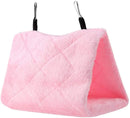 Soft Plush Bird Hammock Parrot Nest Hut Tent Hanging Bed
